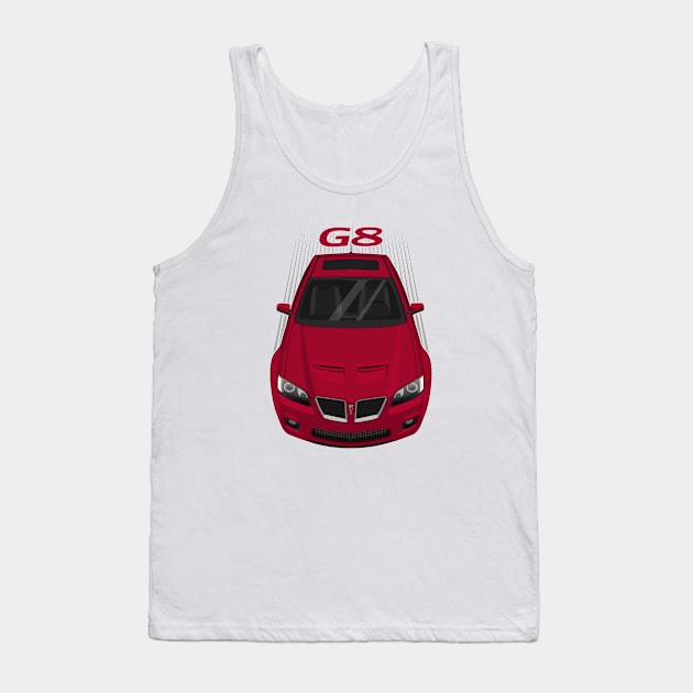 Pontiac G8 2008-2009 - Sport Passionate Red Tank Top by V8social